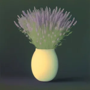 Botanical Shaving Brush with Greenery