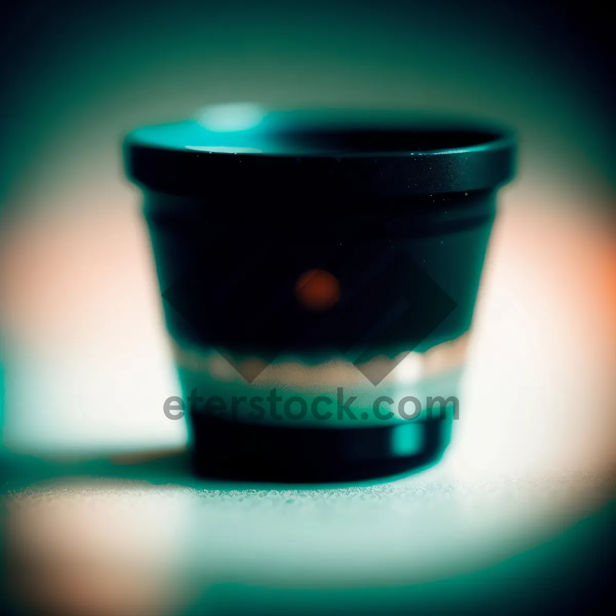 Picture of Elegant Glass Cup with Punch of Bright Colors