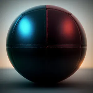 3D Glass Sphere Icon Design with Mouse