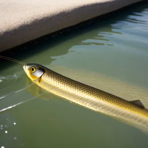 Wild Water Snake Gar: Majestic Reptile of the Sea