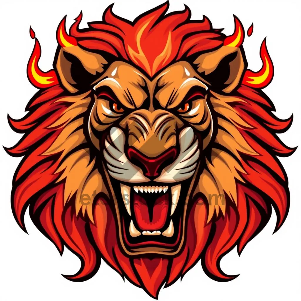Picture of Black Cartoon Animal Graphic Drawing Design Element
