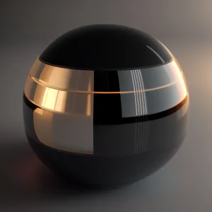 World Sphere Icon - Global 3D Planet Illustration