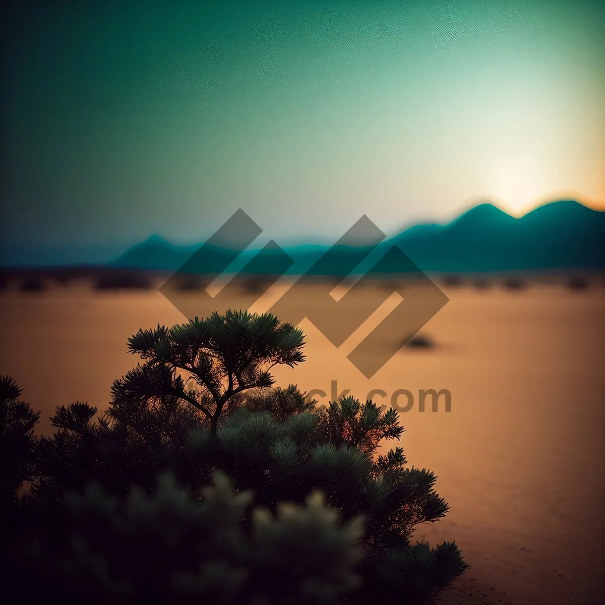 Picture of Golden Horizon: Sun Setting over the Seascape