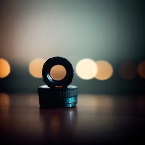 Bright Shiny Circle Aperture Button