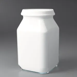 Blank Glass Milk Bottle with Conserve Label