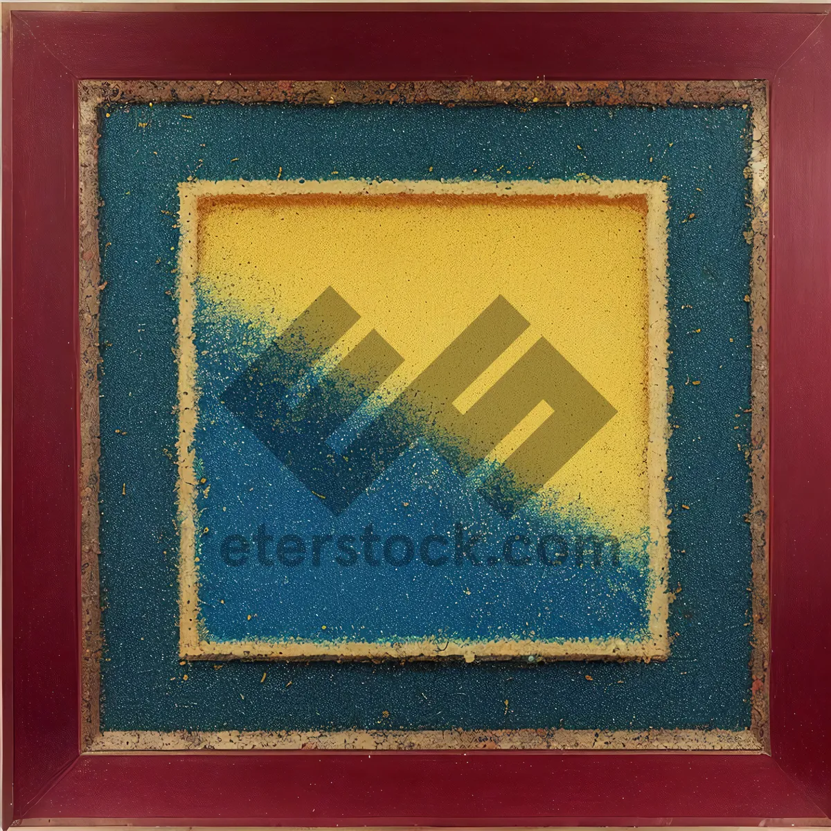Picture of Vintage Grunge Wooden Frame With Blank Space