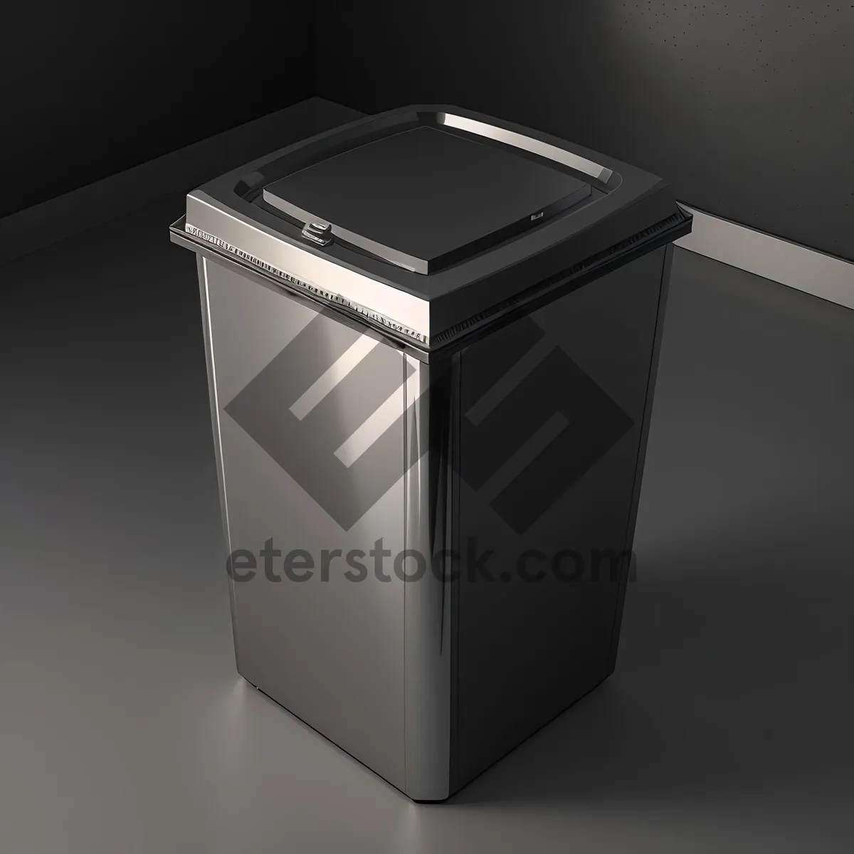 Picture of 3D Bin Container Box for Shredder Device