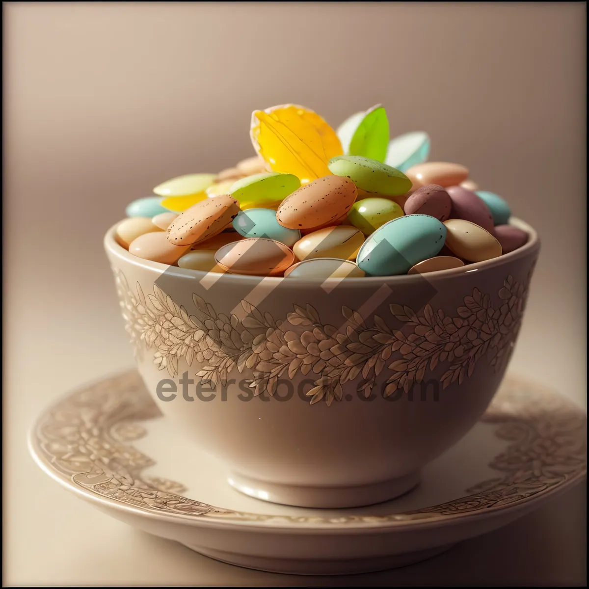 Picture of Morning Cup of Tea on Saucer