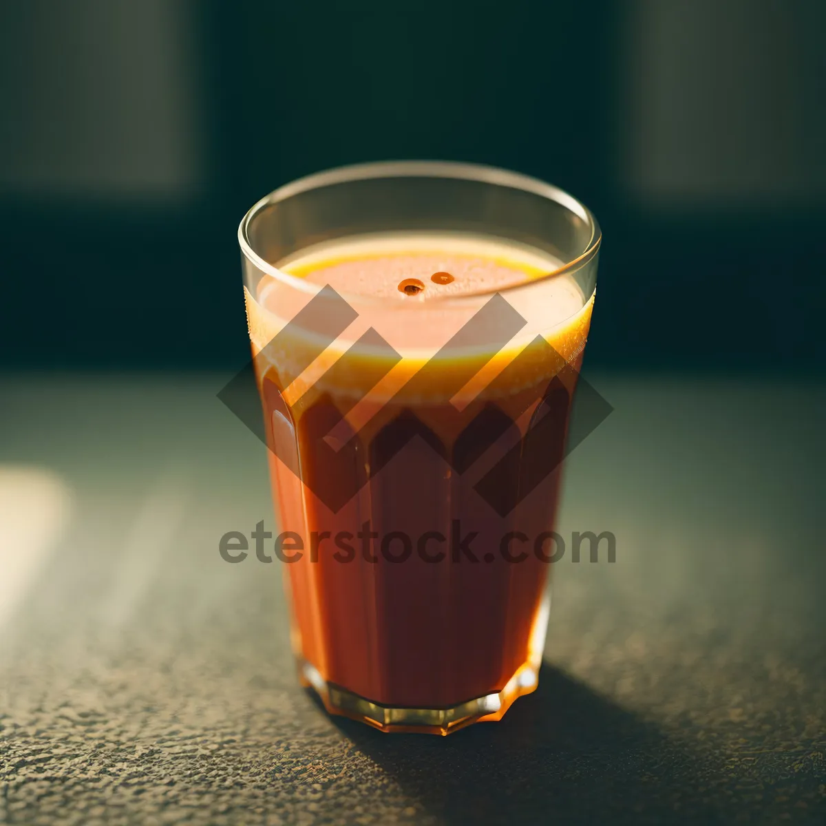 Picture of Refreshing Espresso Coffee in Glass