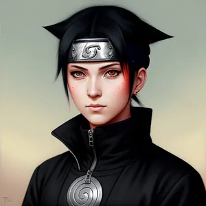 Successful Graduate in Academic Gown and Mortarboard