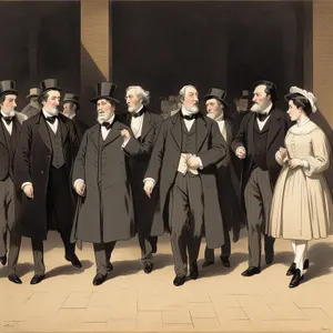 Successful business team in corporate office