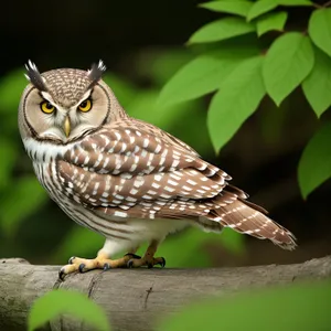 Majestic Hawk with Intense Stare