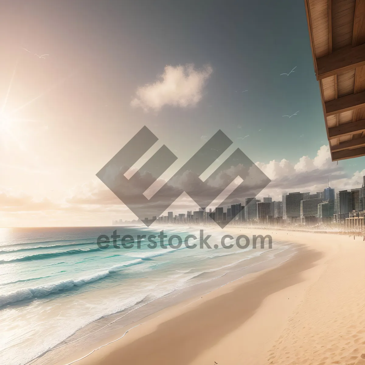 Picture of Serene Tropical Beach Paradise