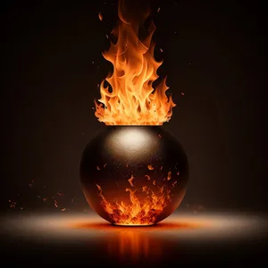 Blazing Inferno: A Fiery Heat with Fiery Glow