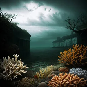 Exotic Tropical Reef: Underwater Paradise of Colorful Marine Life.