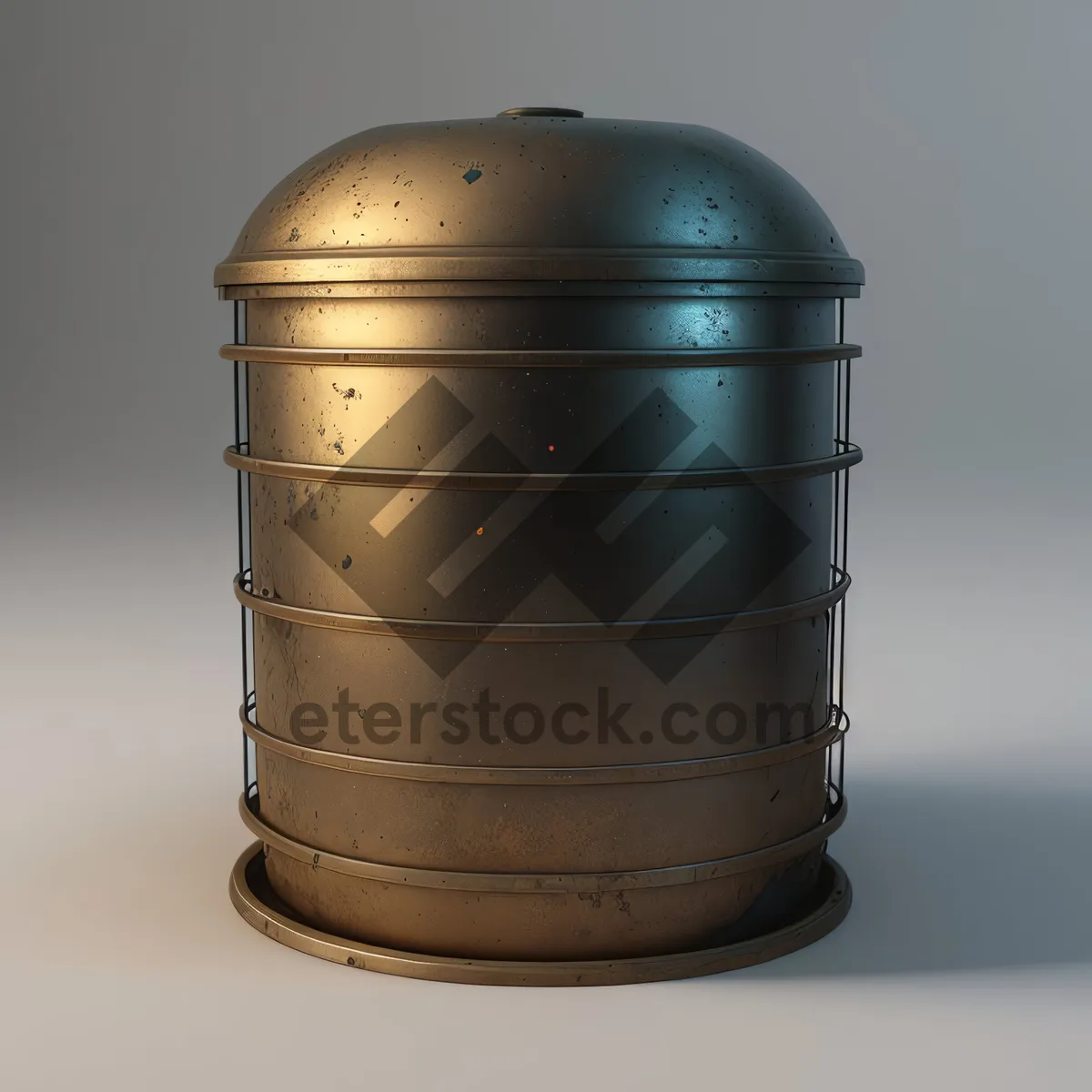 Picture of Metal Bucket Container for Storage