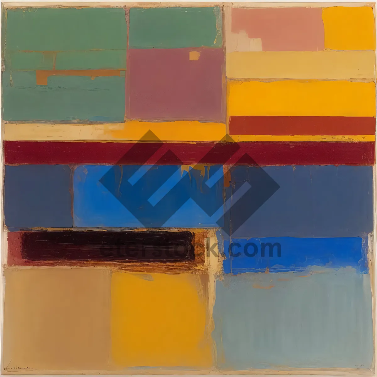 Picture of Colorful Educational Book Stack on a Shelf