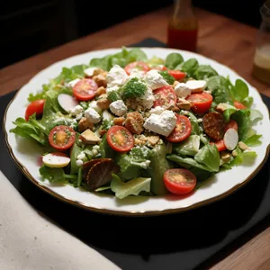 Gourmet Chicken Salad with Grilled Vegetables