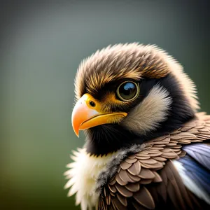 Captivating Eagle's Intense Gaze