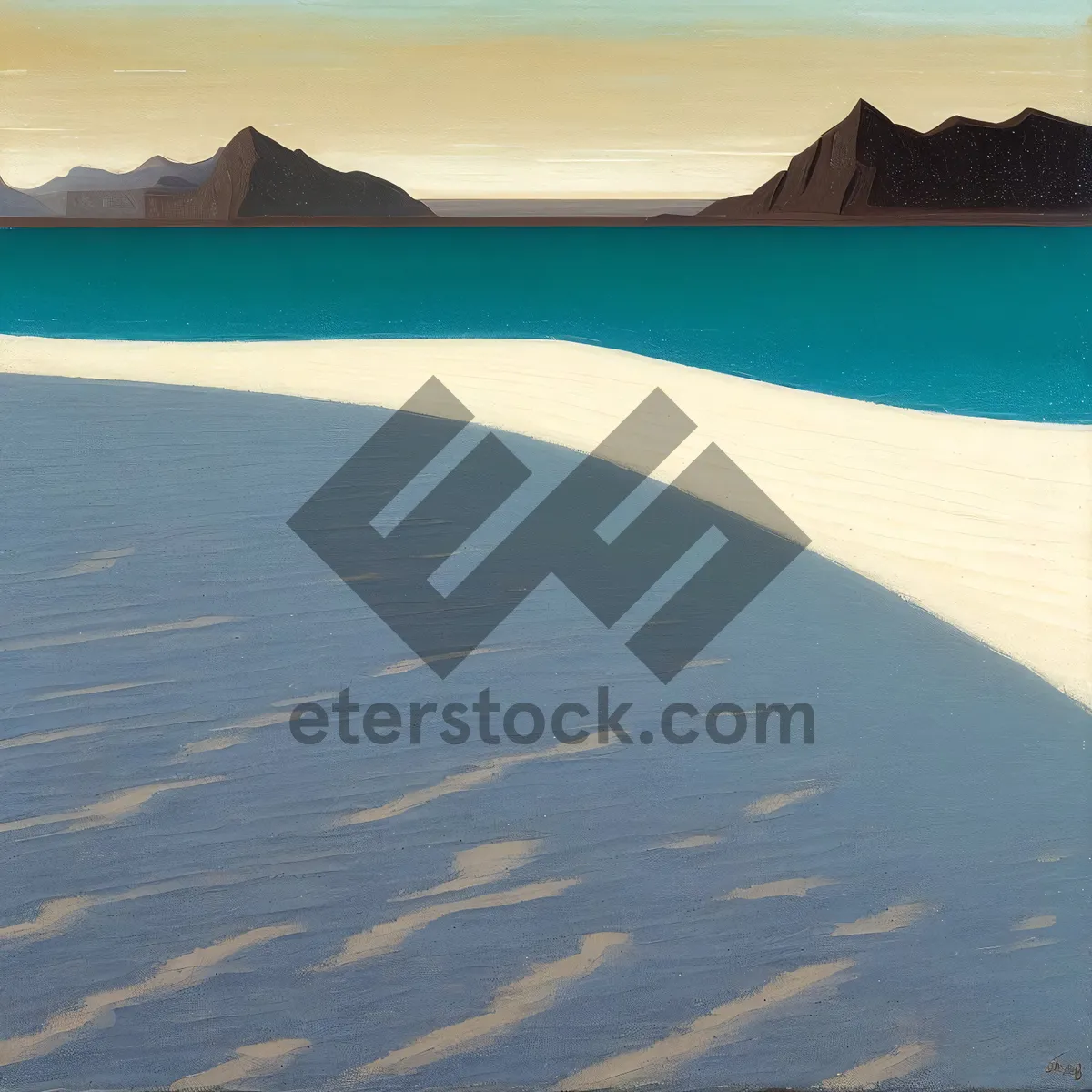Picture of Serene Coastal Escape: Sandy Dunes Embracing Ocean Horizon