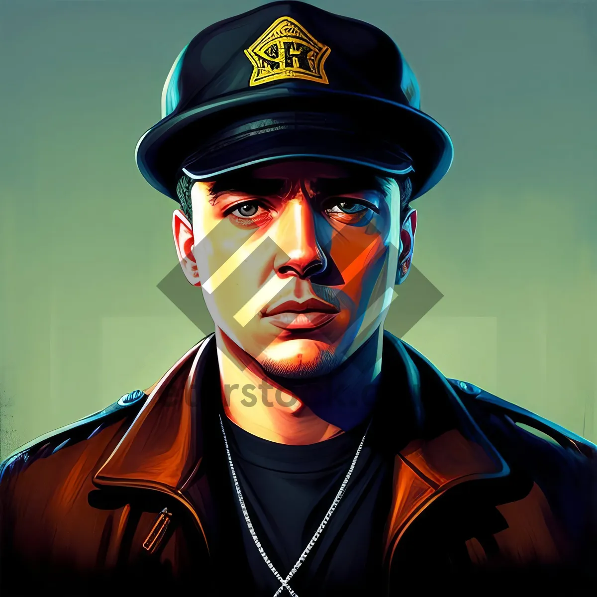 Picture of Happy Oriental Construction Engineer in Hardhat