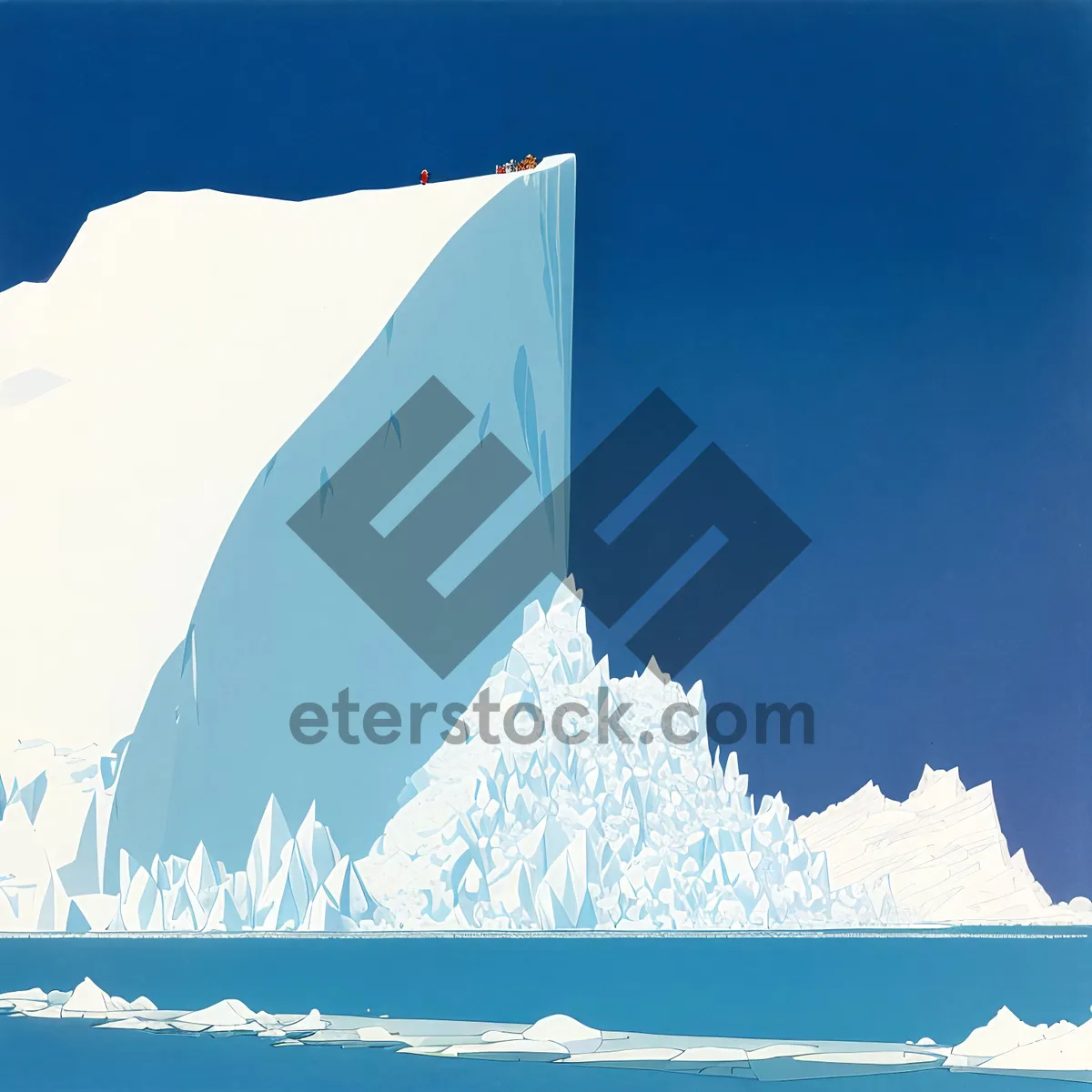 Picture of Winter Wonderland: Sky, Snow, and Serene Landscape