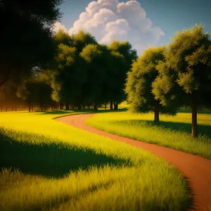 Golden Horizon: Rapeseed Fields Embracing the Countryside