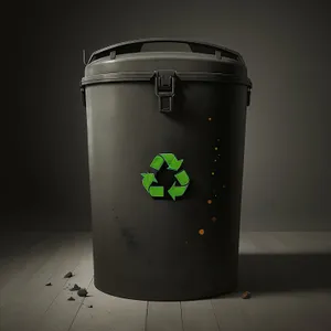 Bin Container - Ashcan for Garbage