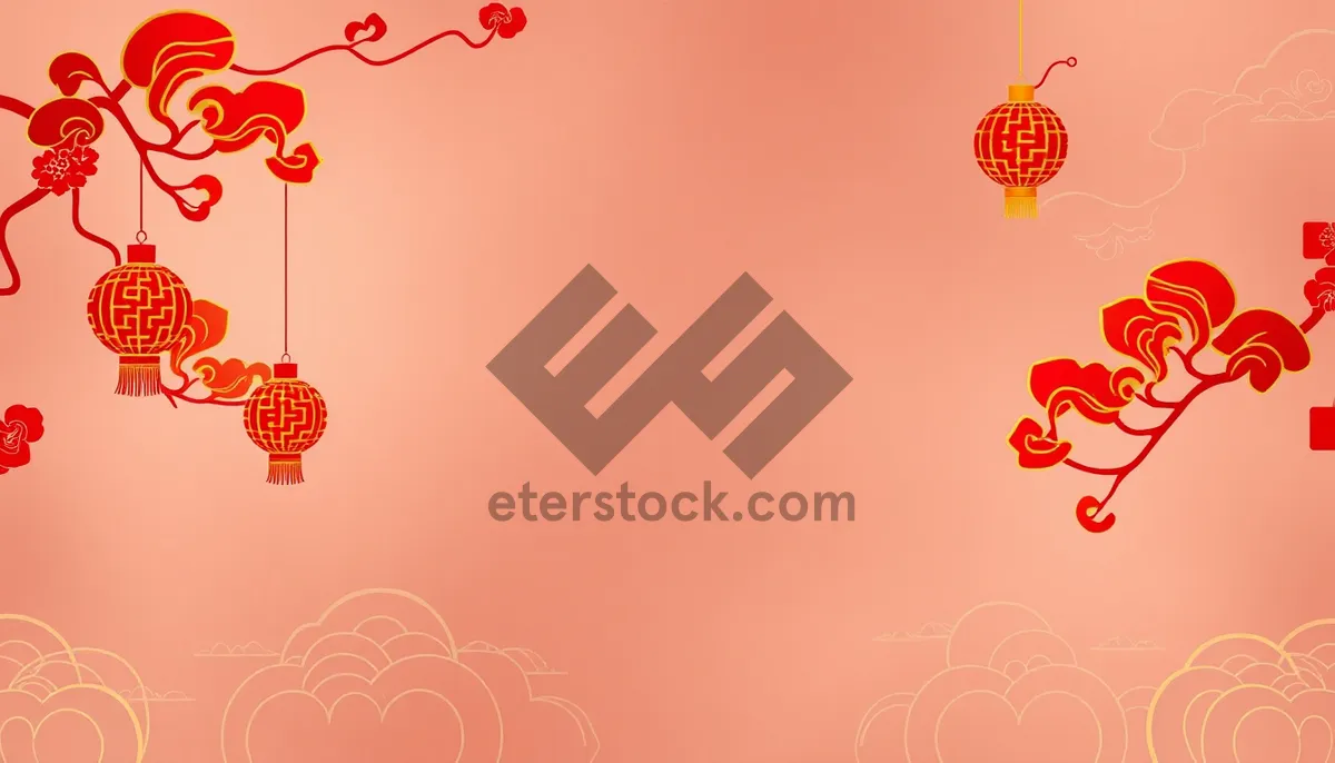 Picture of Winter Floral Frame Decoration holiday card design.