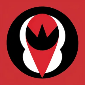 Heraldry Symbol Flag Design Button Icon