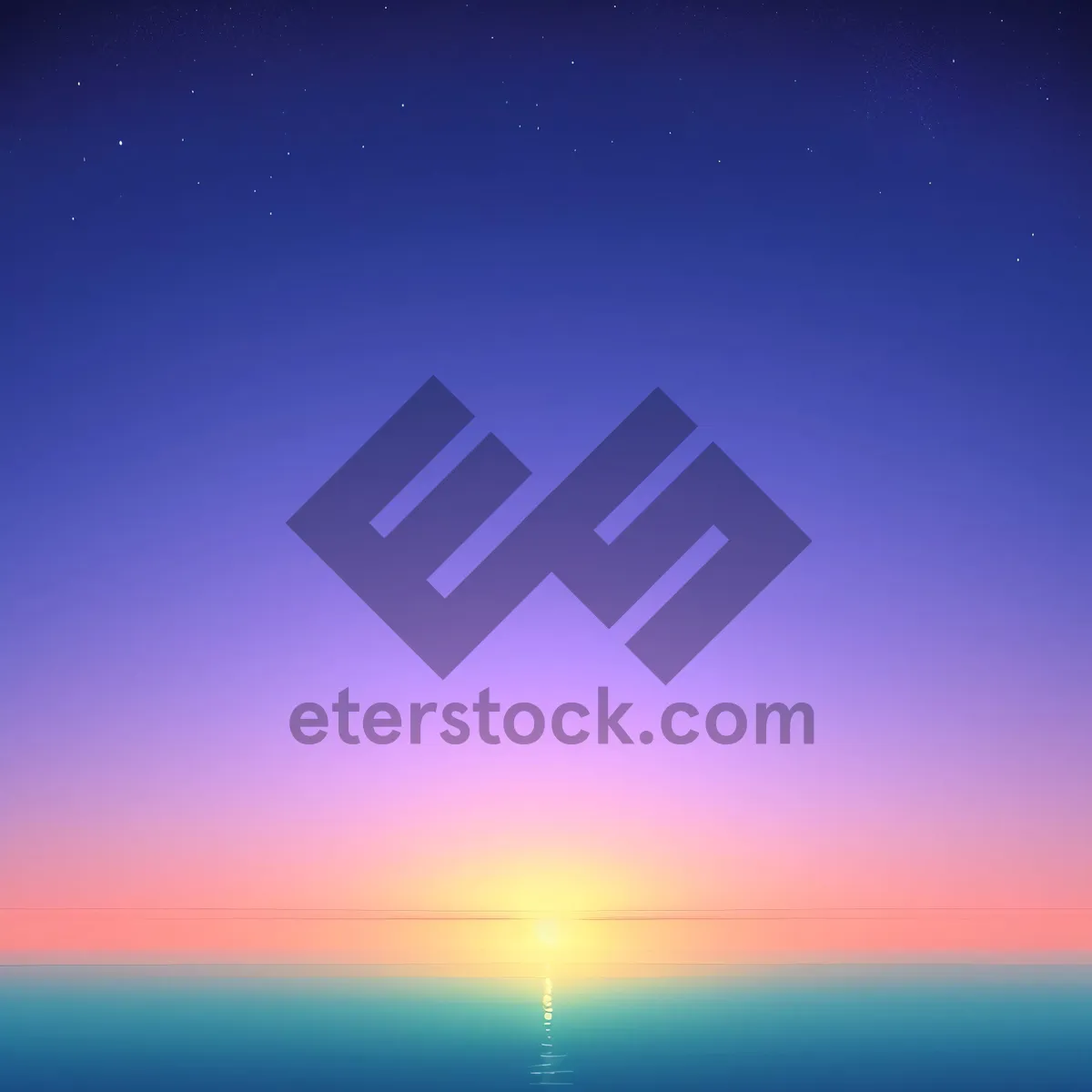 Picture of Starry Night Sky with Bright Stars