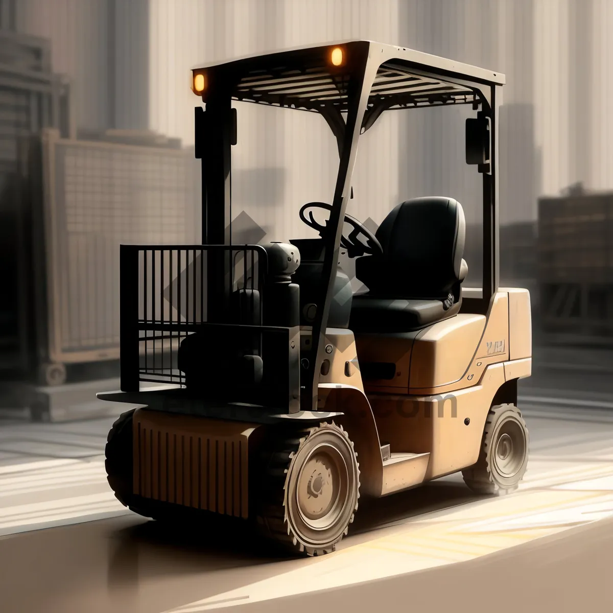 Picture of Industrial Forklift Truck - Efficient Equipment for Heavy Transport