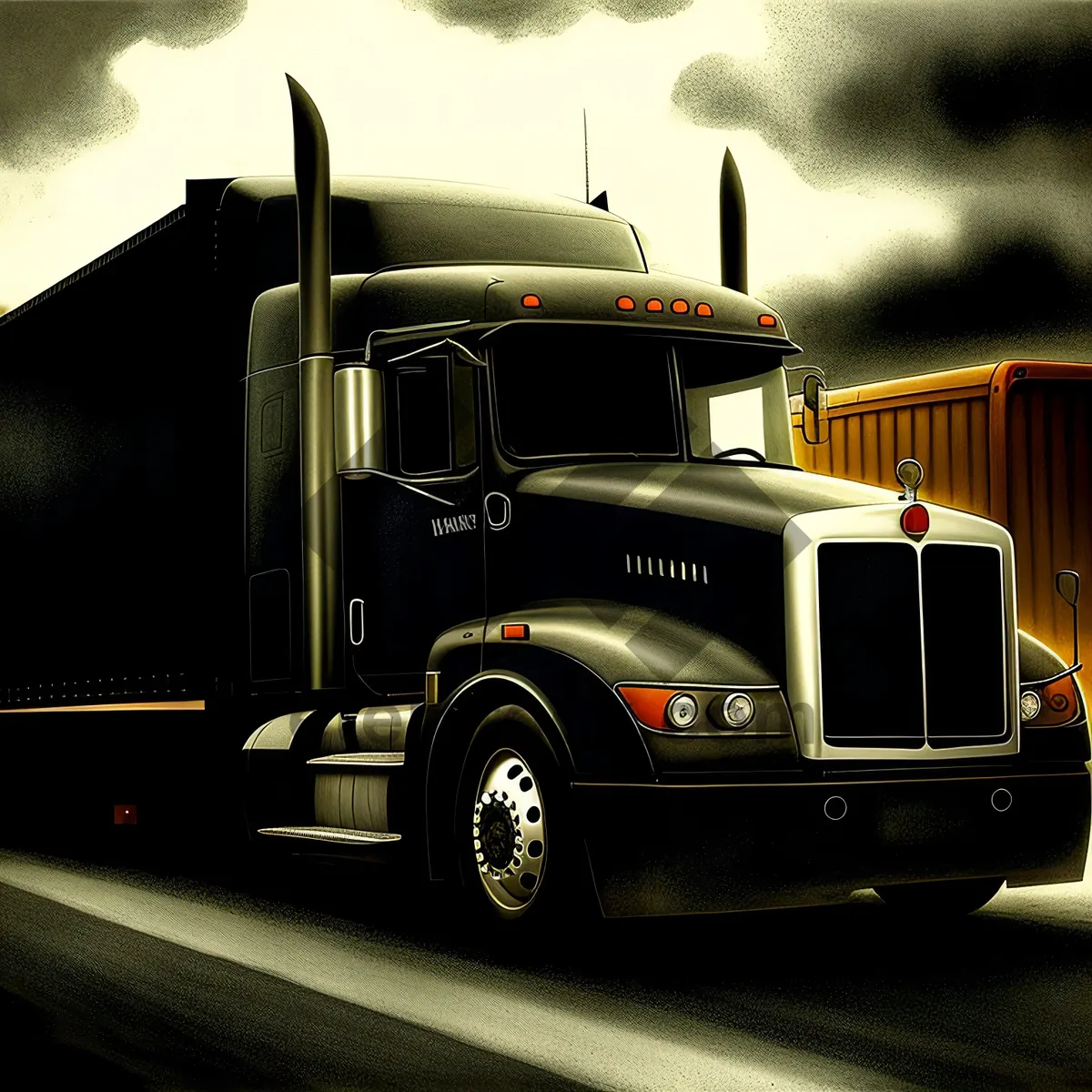 Picture of Highway Cargo: Fast and Reliable Trucking Transport