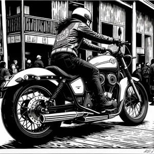Speedy Street Cruiser - Motorcycle with Sidecar