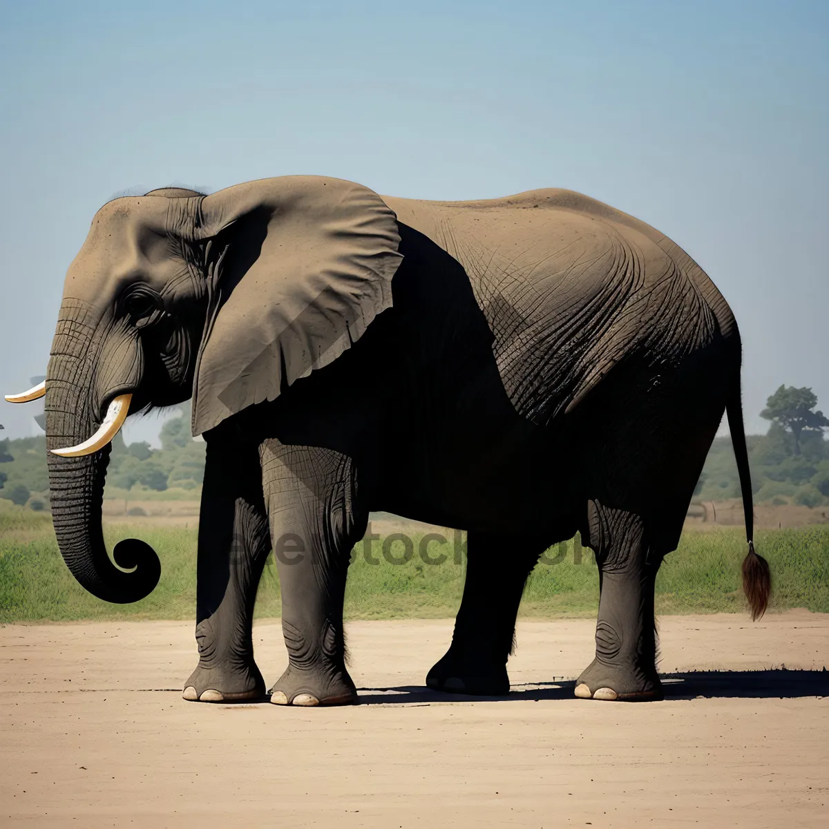 Picture of South African Elephant Herd in National Park