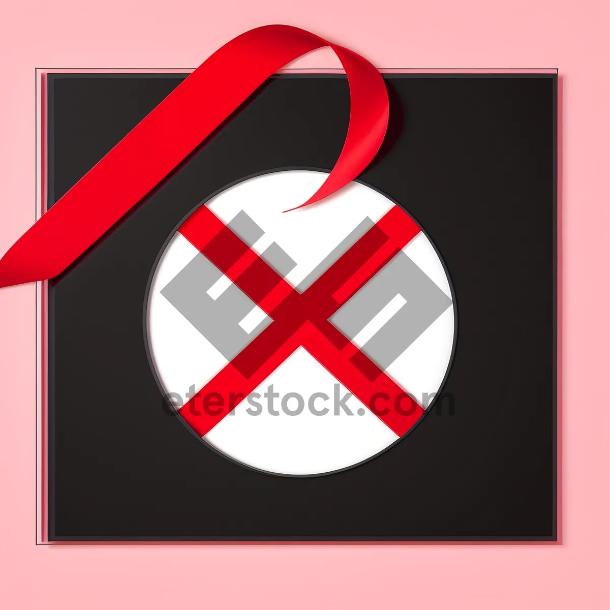 Picture of Symbolic Flag Ribbon Icon