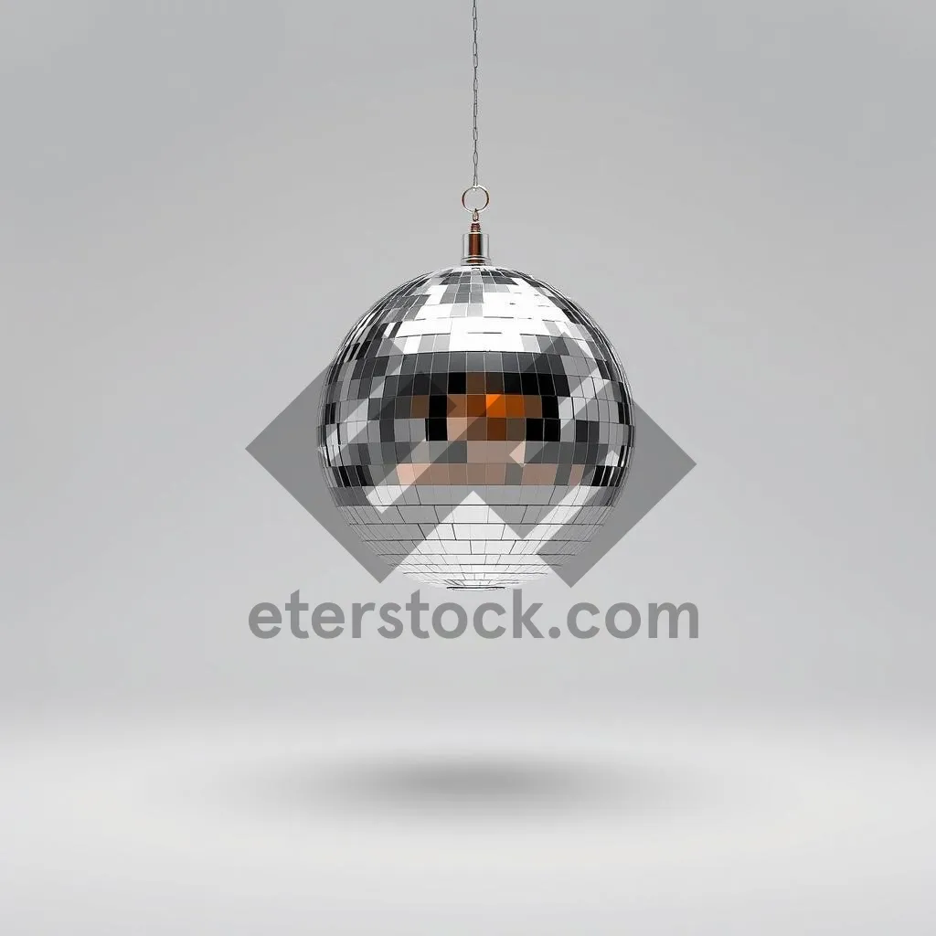 Picture of Winter Holiday Snowball Merry Rotating Glass Decoration