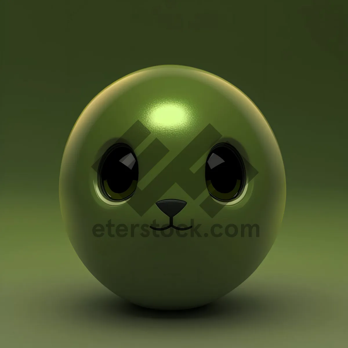 Picture of East Wind 3D Ball: Fun Cartoon Icon for Game Object Competition