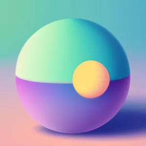 Glossy Glass Button Set with Reflective Sphere