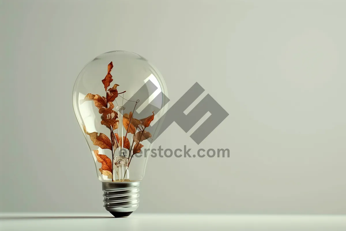 Picture of Electric light bulb powered by liquid energy drink