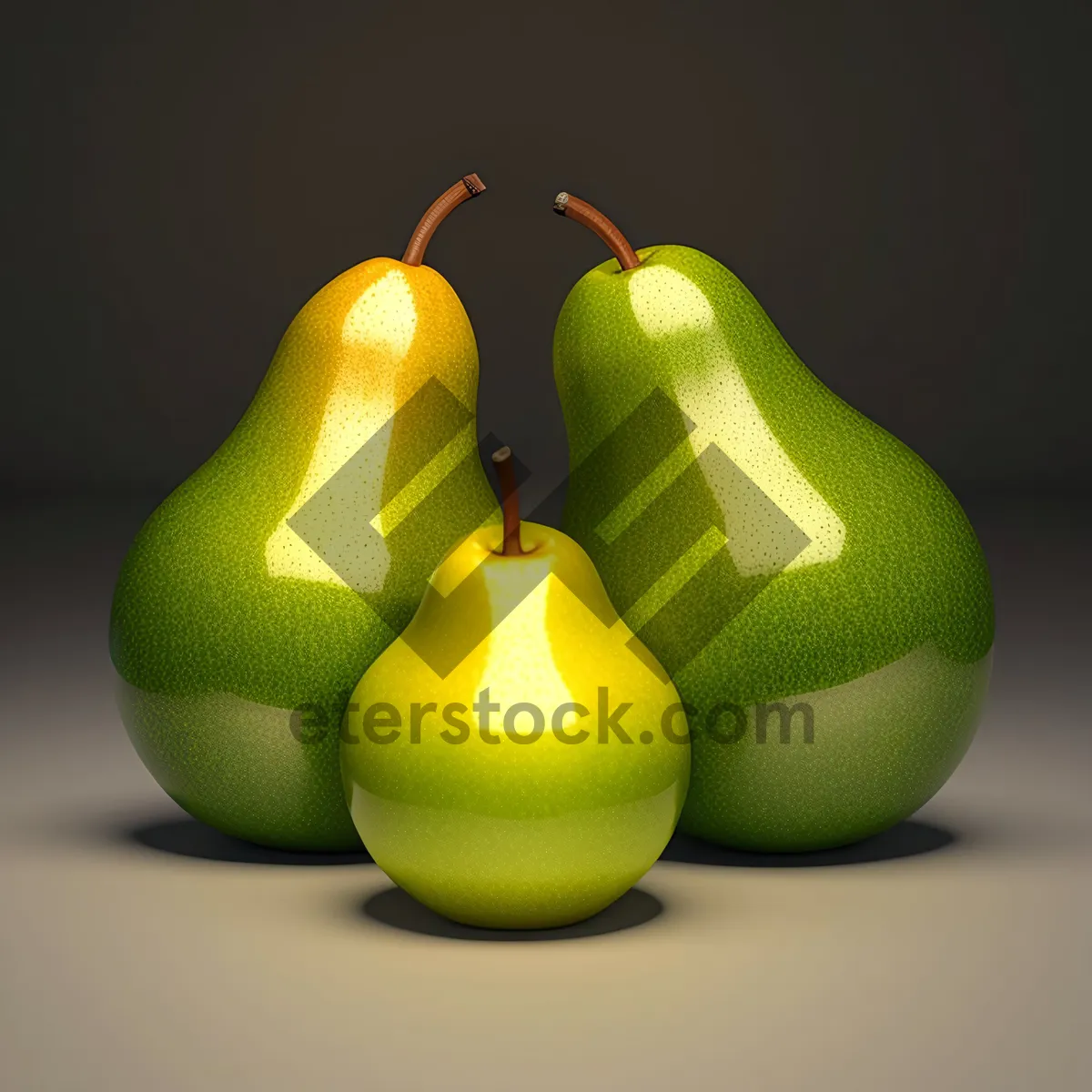 Picture of Vibrant Citrus Pear Lemon Fruit - Healthy and Refreshing