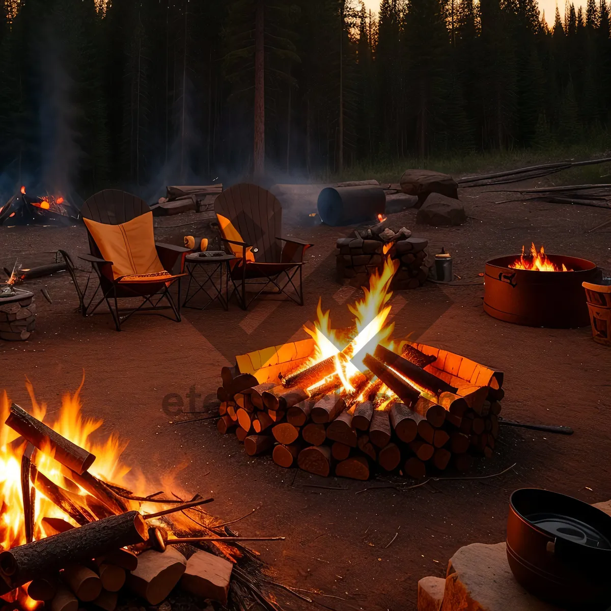 Picture of Flaming Park BBQ with Dutch Oven