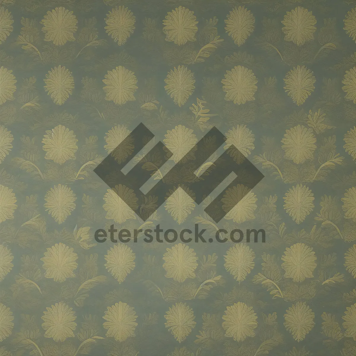 Picture of Vintage Floral Damask Wallpaper Pattern