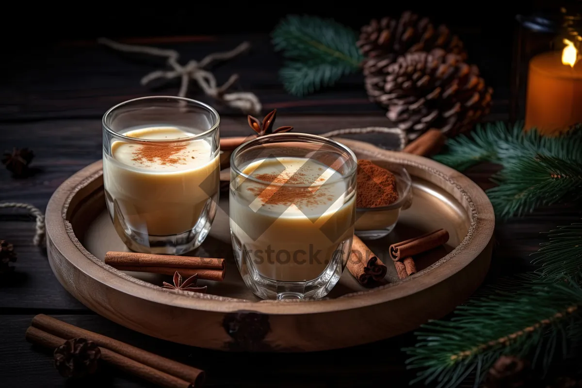 Picture of Delicious breakfast spread on restaurant table with coffee