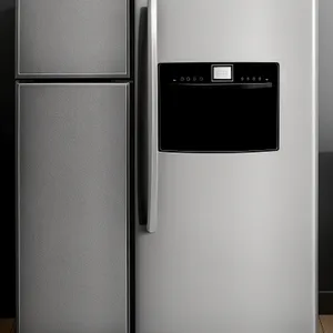 Modern White Refrigerator with Sleek Design