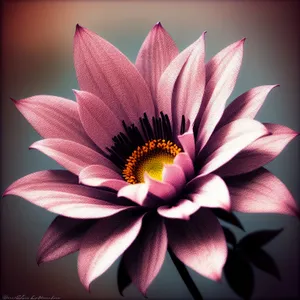 Vibrant Pink Lotus Blossom in Full Bloom