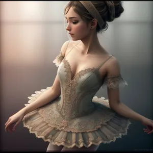 Elegant Bridal Dance: A Sensual Beauty in a Stunning Dress