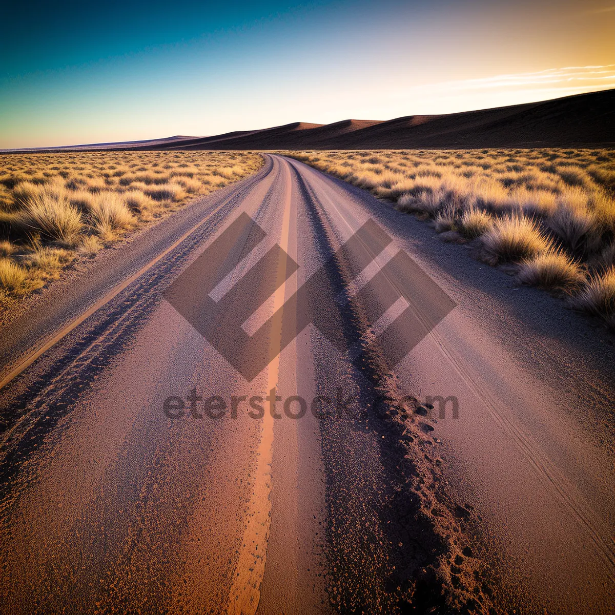 Picture of Sunset Drive on Scenic Desert Highway