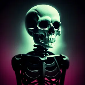 Frightening Skull Sculpture: A Bone-Chilling Pirate Head