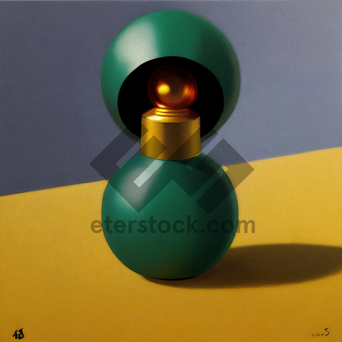 Picture of Sphere lamp with light bulb and perfume